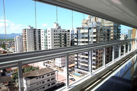 Vista da Sacada de apartamento para alugar com 2 quartos, 94m² em Tupy, Praia Grande