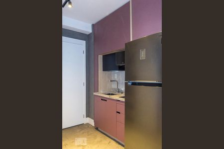 Cozinha de kitnet/studio à venda com 1 quarto, 32m² em Planalto Paulista, São Paulo