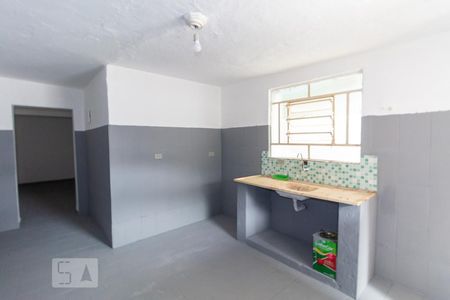 Cozinha de casa para alugar com 1 quarto, 45m² em Vila São Francisco (zona Leste), São Paulo