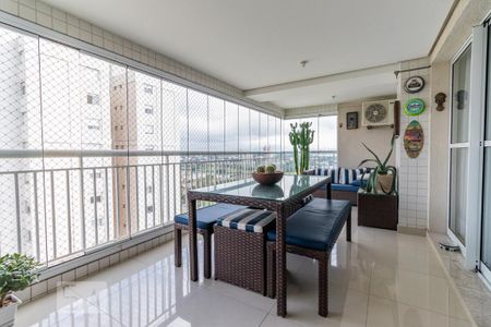 Varanda Gourmet de apartamento para alugar com 4 quartos, 136m² em Jurubatuba, São Paulo