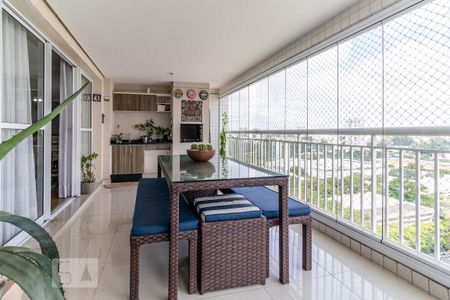 Varanda Gourmet de apartamento para alugar com 4 quartos, 136m² em Jurubatuba, São Paulo