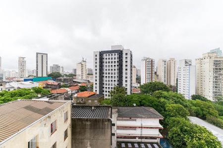 Vista da Sala de kitnet/studio para alugar com 1 quarto, 27m² em Mirandópolis, São Paulo