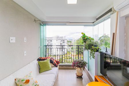 Varanda de apartamento à venda com 2 quartos, 66m² em Jardim Novo Santo Amaro, São Paulo