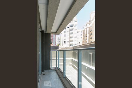 Varanda da Sala de apartamento para alugar com 2 quartos, 54m² em Centro, Curitiba