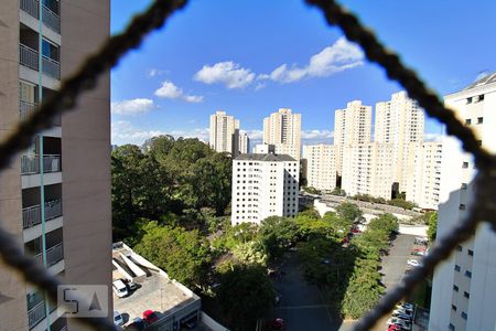 Vista da Sala de apartamento para alugar com 2 quartos, 57m² em Jardim Henriqueta, Taboão da Serra