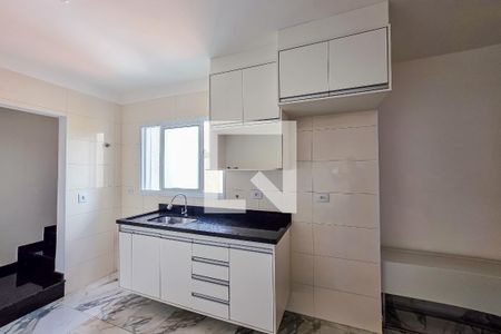 Sala/Cozinha de apartamento para alugar com 2 quartos, 78m² em Campestre, Santo André