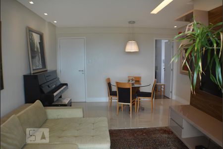 Sala com varanda de apartamento para alugar com 3 quartos, 89m² em Caminho das Árvores, Salvador