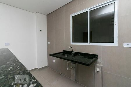 Sala/Cozinha de apartamento à venda com 1 quarto, 35m² em Vila Santa Virginia, São Paulo