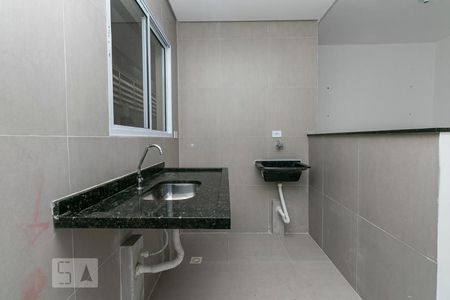 Sala/Cozinha de apartamento à venda com 1 quarto, 35m² em Vila Santa Virginia, São Paulo