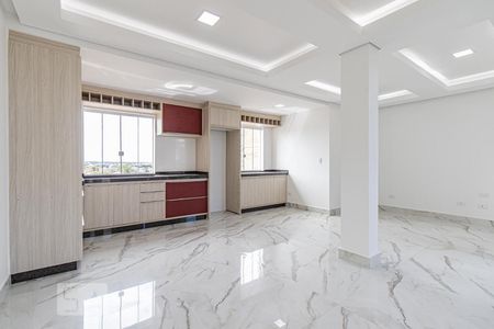 Sala e Cozinha de casa de condomínio para alugar com 3 quartos, 177m² em Pinheirinho, Curitiba