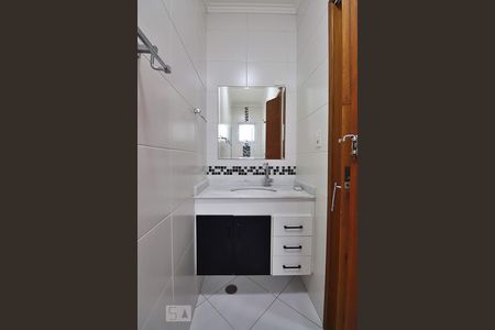 Banheiro da Suíte de apartamento à venda com 3 quartos, 140m² em Vila Pires, Santo André