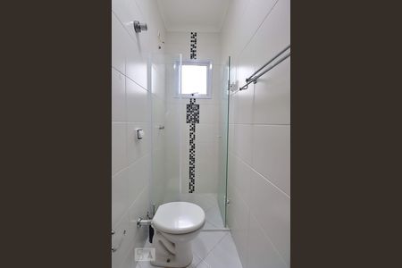 Banheiro da Suíte de apartamento à venda com 3 quartos, 140m² em Vila Pires, Santo André