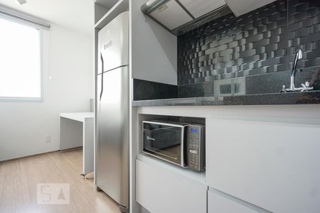 Cozinha de kitnet/studio para alugar com 1 quarto, 20m² em Brás, São Paulo