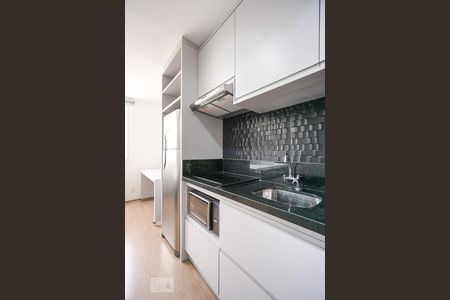 Cozinha de kitnet/studio para alugar com 1 quarto, 20m² em Brás, São Paulo