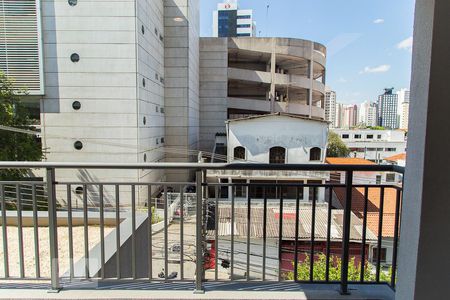 Vista da sala de apartamento para alugar com 1 quarto, 42m² em Mirandópolis, São Paulo