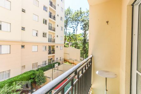 Varanda da Sala de apartamento para alugar com 2 quartos, 48m² em Jardim Pinheiros, São Paulo