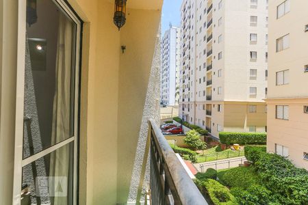 Varanda da Sala de apartamento para alugar com 2 quartos, 48m² em Jardim Pinheiros, São Paulo