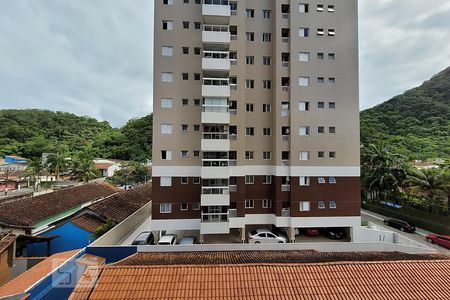 Vista Varanda e Sala de apartamento para alugar com 2 quartos, 67m² em Canto do Forte, Praia Grande