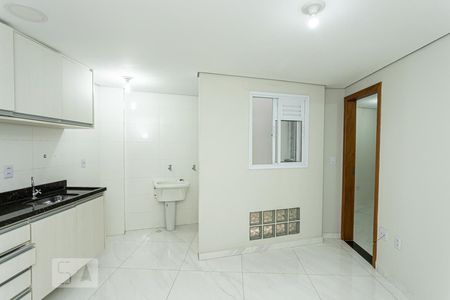 Sala e cozinha de apartamento para alugar com 1 quarto, 37m² em Santana, São Paulo