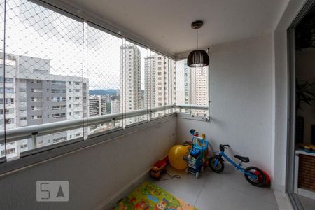 Varanda da Sala de apartamento à venda com 3 quartos, 79m² em Vila da Serra, Nova Lima