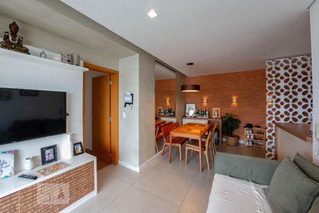 Sala de apartamento à venda com 3 quartos, 79m² em Vila da Serra, Nova Lima