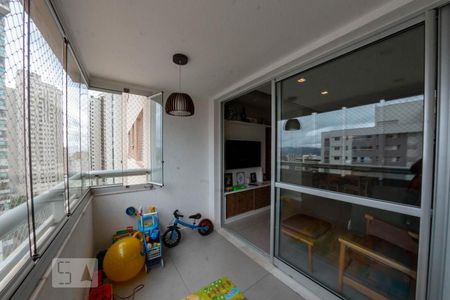 Varanda da Sala de apartamento à venda com 3 quartos, 79m² em Vila da Serra, Nova Lima