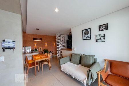 Sala de apartamento à venda com 3 quartos, 79m² em Vila da Serra, Nova Lima