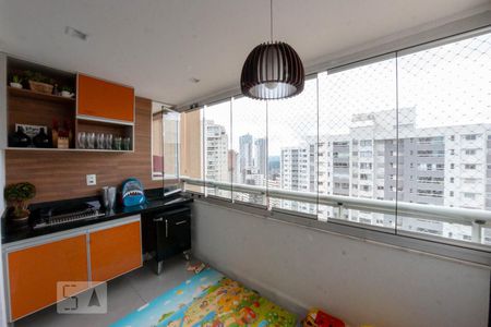 Varanda da Sala de apartamento à venda com 3 quartos, 79m² em Vila da Serra, Nova Lima