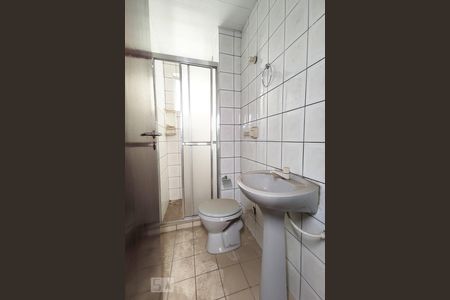 Banheiro de kitnet/studio à venda com 1 quarto, 40m² em Morro do Espelho, São Leopoldo