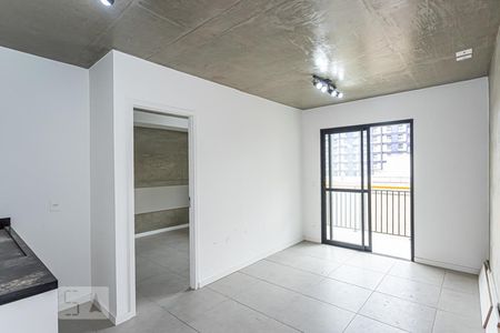 Sala e cozinha integrados de apartamento para alugar com 1 quarto, 41m² em Santana, São Paulo