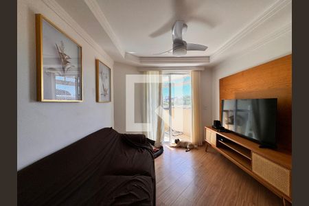Sala de apartamento à venda com 3 quartos, 71m² em Parque Jaçatuba, Santo André