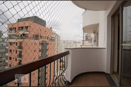 Varanda da Sala de apartamento para alugar com 3 quartos, 121m² em Vila Clementino, São Paulo