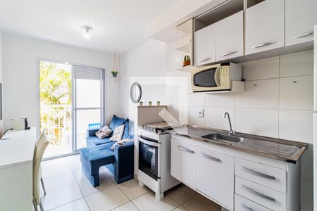 Cozinha de apartamento para alugar com 1 quarto, 32m² em Ferreira, São Paulo