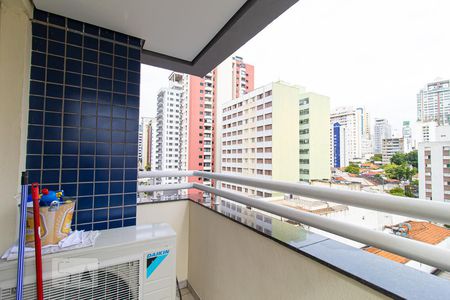 Varanda de kitnet/studio para alugar com 1 quarto, 38m² em Bela Vista, São Paulo