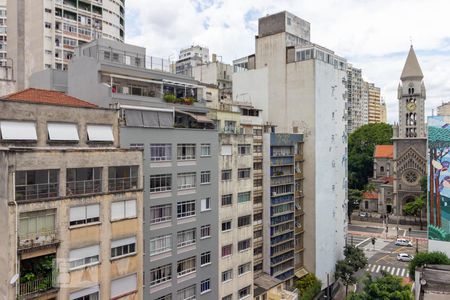 Vista de apartamento para alugar com 1 quarto, 28m² em República, São Paulo