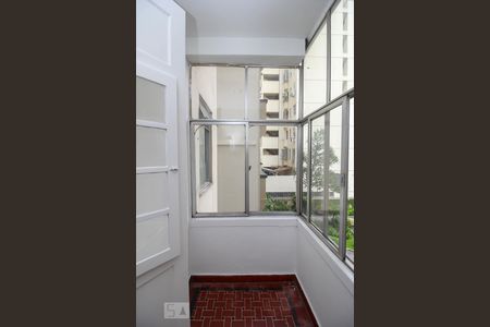 Varanda da Sala de apartamento à venda com 3 quartos, 80m² em Laranjeiras, Rio de Janeiro