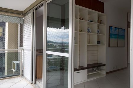 Varanda da Sala de apartamento para alugar com 1 quarto, 66m² em Barra da Tijuca, Rio de Janeiro