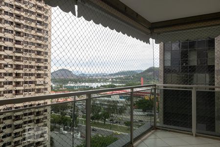 Varanda da Sala de apartamento para alugar com 1 quarto, 66m² em Barra da Tijuca, Rio de Janeiro