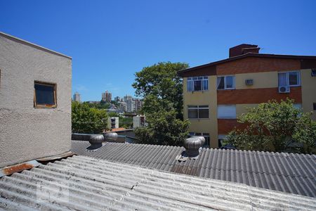 Sala - Vista de apartamento à venda com 2 quartos, 58m² em Jardim do Salso, Porto Alegre