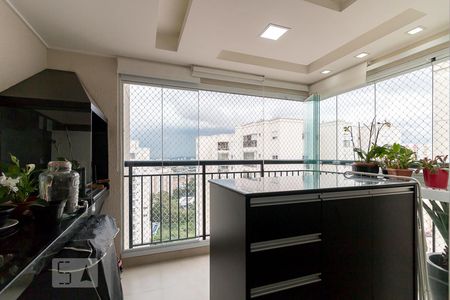 Varanda gourmet de apartamento à venda com 2 quartos, 68m² em Jardim Flor da Montanha, Guarulhos