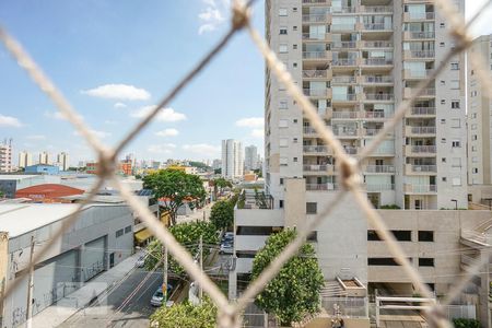 Vista da sala de TV de apartamento à venda com 2 quartos, 64m² em Mooca, São Paulo