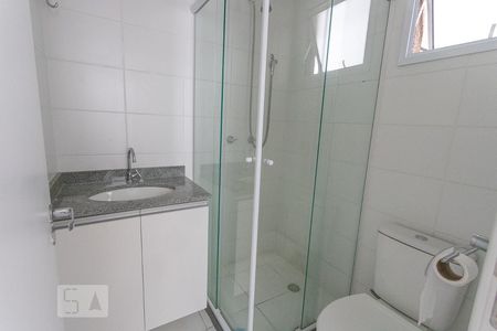 Banheiro do Quarto 1 - suite  de apartamento à venda com 3 quartos, 62m² em Centro, Diadema