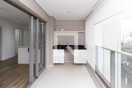 Varanda  de apartamento para alugar com 2 quartos, 74m² em Indianópolis, São Paulo