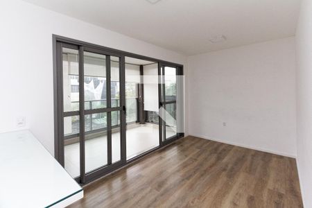 Sala/Cozinha de apartamento para alugar com 2 quartos, 74m² em Indianópolis, São Paulo