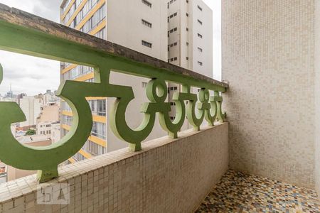 Varanda de apartamento para alugar com 1 quarto, 50m² em Bela Vista, São Paulo