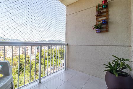 Varanda da Sala de apartamento para alugar com 2 quartos, 60m² em Pechincha, Rio de Janeiro