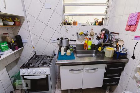 Cozinha de apartamento à venda com 1 quarto, 44m² em Barra Funda, São Paulo