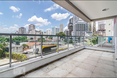 Varanda de apartamento à venda com 1 quarto, 58m² em Sumaré, São Paulo