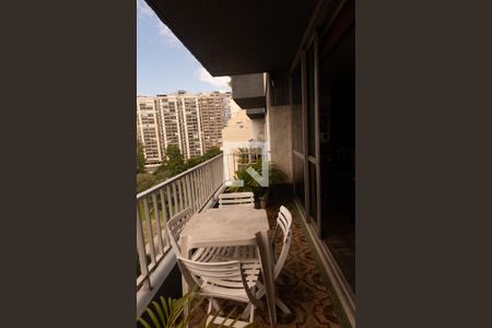 Varanda da Sala de Estar de apartamento à venda com 3 quartos, 220m² em Flamengo, Rio de Janeiro