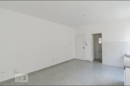 Sala cozinha área de serviço de apartamento para alugar com 1 quarto, 35m² em Centro, São Bernardo do Campo